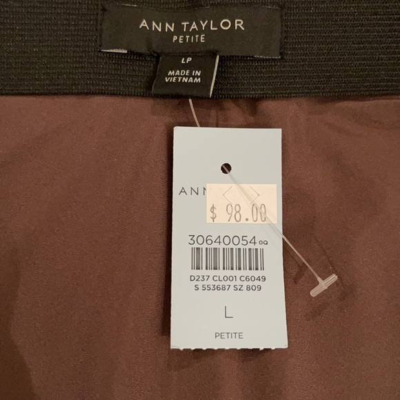 Ann Taylor Petite Velvet Pull On Bias Skirt 553687 - Picture 3 of 7